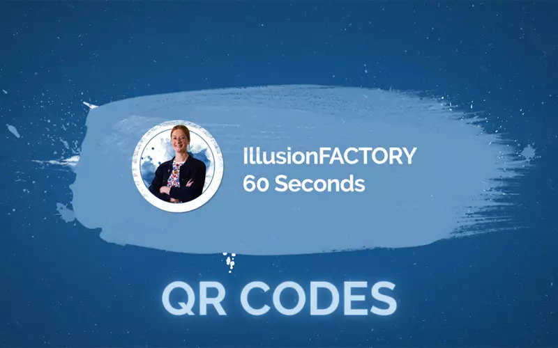 Vorschaubild 60 Seconds QR-Code auf Visitenkarte